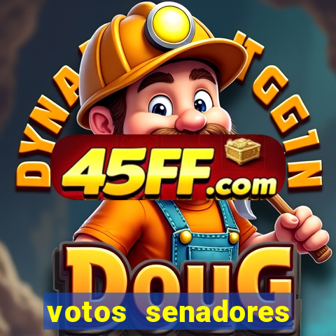 votos senadores impeachment alexandre de moraes